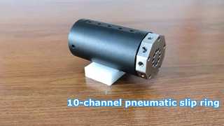 10-channel pneumatic slip ring