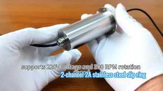 2-channel 2A stainless steel slip ring