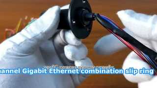 36-channel Gigabit Ethernet combination slip ring