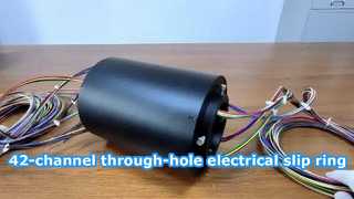 42-way through-hole electrical slip ring