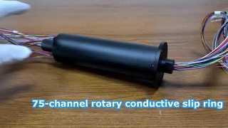 75-way rotary conductive slip ring