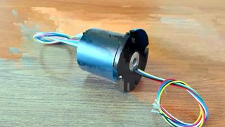 Single-channel pneumatic-electric combined slip ring