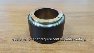 2-channel M5 interface large-bore air slip ring