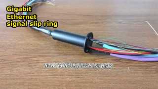 26 channels Gigabit Ethernet signal slip ring 