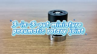 Пневматическое поворотное соединение 3-в-3-выходное контактное кольцо