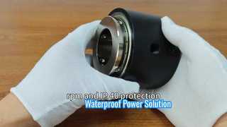Single-channel high-speed air slip ring