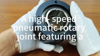 High-speed air slip ring with one inlet and one outlet,